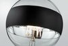 PAULMANN LED Globe 6,5 W E27 kruhové zrcadlo černá mat teplá bílá stmívatelné 286.82