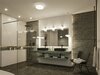 PAULMANN Selection Bathroom LED závěsné svítidlo Luena IP44 11,5W sklo/chrom