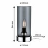 PAULMANN Stolní lampa Pinja dotykový vypínač 1-ramenné chrom/kouřové sklo 770.56 P 77056