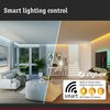 PAULMANN LED domovní číslo a svítidlo Smart Home Zigbee Sheera soumrakový senzor IP44 276x73mm RGBW+ 6,5W 230V antracit umělá hmota