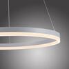 PAUL NEUHAUS LED závěsné svítidlo 60x60 bílá, kruhové, stmívatelné, paměťová funkce, moderní SimplyDim 3000K
