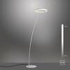 PAUL NEUHAUS LED stojací lampa bílá, nastavitelná, stmívatelná, teplá bílá 3000K