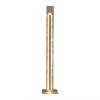 PAUL NEUHAUS LED stojací svítidlo, design luku, imitace plátkového zlata 3000K PN 603-12