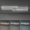 PAUL NEUHAUS LED stropní svítidlo stříbrná barva, hranaté, stmívatelné, CCT, paměťová funkce 2700-5000K
