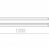 RENDL AMENITY 120 nástěnná chrom 230V LED 14W IP44 3000K R12641