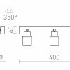 RENDL LINN III přisazená opálové sklo/chrom 230V G9 LED 3x3W IP44 R13703