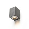 RENDL KANE I nástěnná beton/dekor tmavý granit 230V LED GU10 5W IP65 R13793