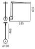 Artemide Demetra Professional stolní lampa - detektor pohybu - 3000K - tělo lampy - antracit 1740010A