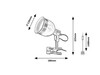 Rabalux stolní lampa Flint E14 1x MAX 25W černá 3092