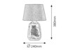 Rabalux stolní lampa Dora E27 1x MAX 40W bílá 4373
