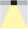 SEC Zápustné nouzové LED svítidlo pro osvětlení závěsného praporku MULTILED-V-AT, cena bez plexi s pikto, 12 x LED, 1h, barva: šedá, NM/M, AUTOTEST 85-B-101-05-00-SP