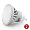 TESLA - LED žárovka GU10, 7W, 230V, 550lm, 25 000h, 3000K teplá bílá, 100° GU100730-4