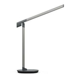 Philips Sword stolní LED lampa 1x14W 450lm 2700/4000/6500K IP20 USB, krokové stmívání, šedá