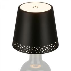 BRILONER LED nabíjecí stolní lampa, 11 cm, USB-C, 2,6W, 280lm, černá BRILO 7485015