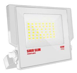 CENTURY LED reflektor SIRIO SLIM BÍLÝ 30W 4000K 110d 147x160x28mm IP66 IK08