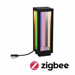 PAULMANN Plug & Shine lucerna Smart Home Zigbee klasická samostatné svítidlo IP44 RGBW 2W antracit 947.53