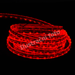 McLED LED pásek SMD335 červená, DC12V, IP20, 8mm, bílý PCB pásek, 60 led/metr 121.331.10.0