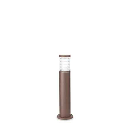 Venkovní sloupkové svítidlo Ideal Lux Tronco PT1 Small Coffee 163758 E27 1x60W IP44 60,5cm hnědé