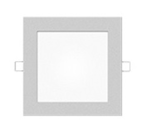 Mivvy LED podhledové svítidlo SLIM GRANITE GREY (SILVER) 200x200 mm 15W/4500K SLM20204K5G