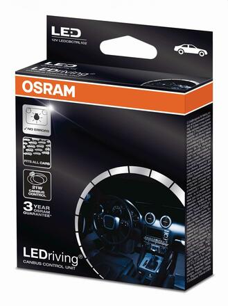 OSRAM LEDCBCTRL102 LEDriving Canbus Control Unit kompenzátor chybových hlášení pro LED žárovky 12V 21W