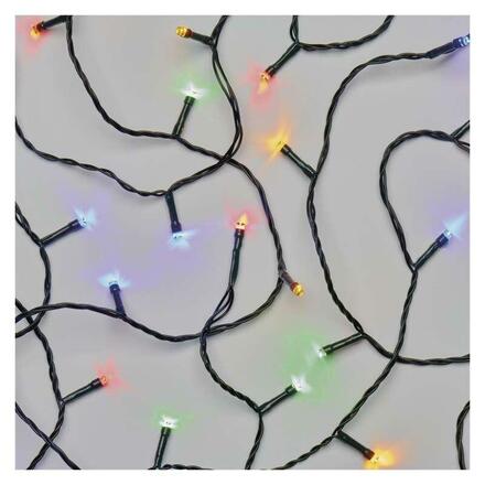 EMOS LED vánoční řetěz, 8 m, venkovní i vnitřní, multicolor, časovač D4AM02