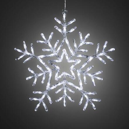 Sněhová vločka 4470-203, 90 LED studená bílá s 8-mi funkcemi, průměr 58 cm