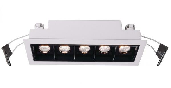 Light Impressions Deko-Light stropní vestavné svítidlo Ceti 5 14-15V DC 10,50 W 2900 K 640 lm 137 mm bílá mat 565250