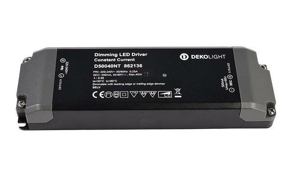 Light Impressions Deko-Light napájení BASIC, D50040NT konstantní proud 500 mA IP20 stmívatelné 40-80V DC 40,00 W 862136