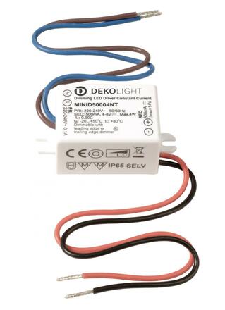 Light Impressions Deko-Light napájení MiniD50004NT konstantní proud 500 mA IP65 stmívatelné 4-8V DC 4,00 W 872014