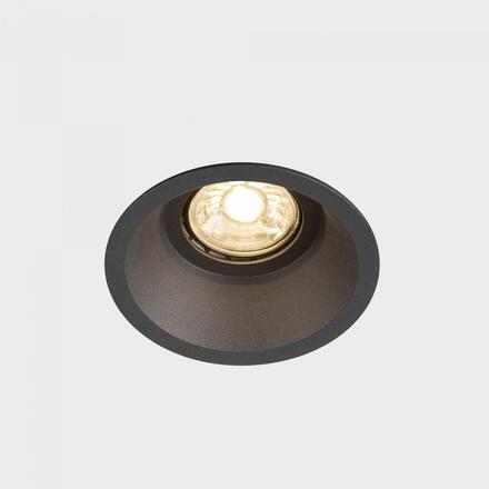KOHL-Lighting MOON zapuštěné svítidlo s rámečkem pr. 85 mm černá 8 W LED  Non-Dimm