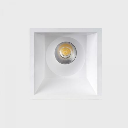KOHL-Lighting NOON SQ ASYMETRIC zapuštěné svítidlo s rámečkem 93x93 mm bílá 38° 5 W  CRI 80 3000K PHASE CUT