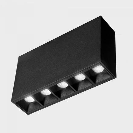 KOHL-Lighting NSES stropní svítidlo 137x35 mm černá 10 W CRI 90 3000K Non-Dimm