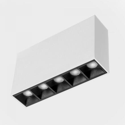 KOHL-Lighting NSES stropní svítidlo 137x35 mm bílá-černá 10 W CRI 90 2700K Non-Dimm