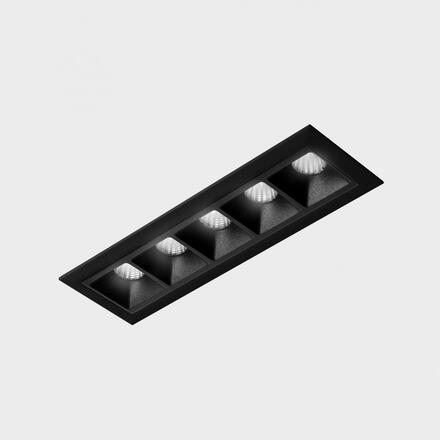 KOHL-Lighting NSES zapuštěné svítidlo s rámečkem 147x45 mm černá 10 W CRI 90 3000K Non-Dimm