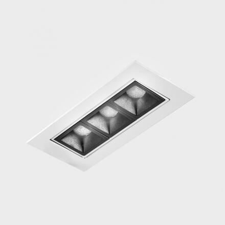 KOHL-Lighting NSES TILT zapuštěné svítidlo s rámečkem 123x58 mm bílá-černá 6 W CRI 90 4000K Non-Dimm