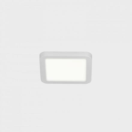 KOHL-Lighting DISC SLIM SQ zapuštěné svítidlo s rámečkem 90x90 mm bílá 6 W CRI 80 3000K 1.10V