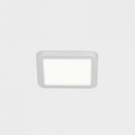 KOHL-Lighting DISC SLIM SQ zapuštěné svítidlo s rámečkem 145x145 mm bílá 12 W CRI 80 3000K PUSH