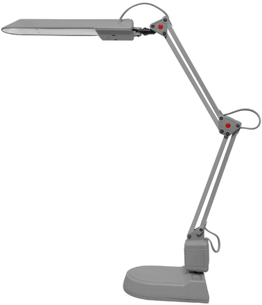Ecolite LED stolní lampa 8W, 630lm, 4000K, stříbrná L50164-LED/STR