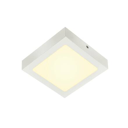 BIG WHITE SENSER 18 Indoor, stropní LED svítidlo hranaté, bílé, 3000K 1003018