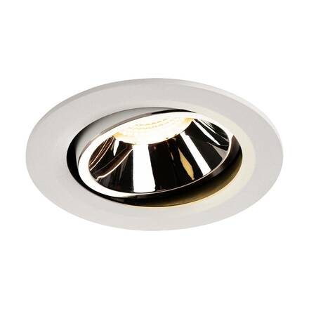 BIG WHITE NUMINOS MOVE DL L vnitřní LED zápustné stropní svítidlo bílá/chrom 3000 K 55° otočné a výkyvné 1003669