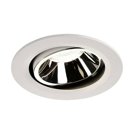 BIG WHITE NUMINOS MOVE DL L vnitřní LED zápustné stropní svítidlo bílá/chrom 4000 K 40° otočné a výkyvné 1003690