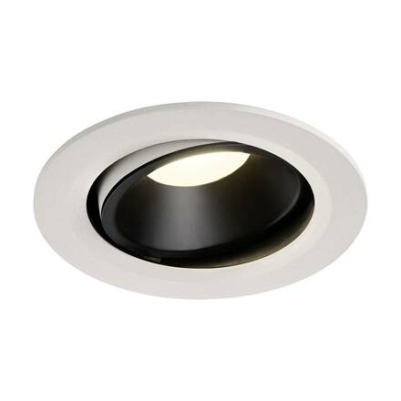 BIG WHITE NUMINOS MOVE DL L vnitřní LED zápustné stropní svítidlo bílá/černá 4000 K 55° otočné a výkyvné 1003691