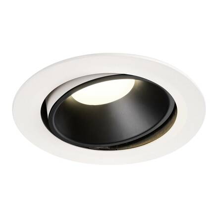 BIG WHITE NUMINOS MOVE DL XL vnitřní LED zápustné stropní svítidlo bílá/černá 4000 K 55° otočné a výkyvné 1003763