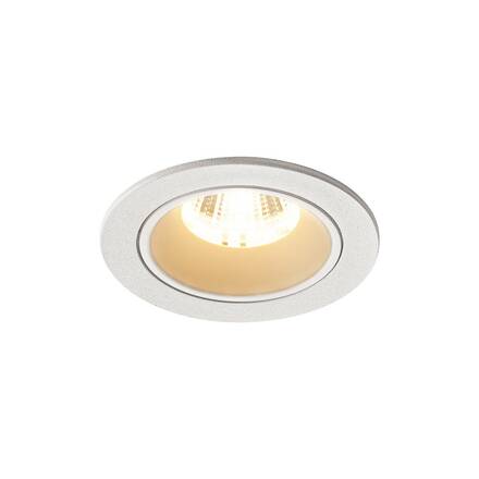 BIG WHITE NUMINOS DL S vnitřní LED zápustné stropní svítidlo bílá/bílá 2700 K 55° včetně listových pružin 1003788