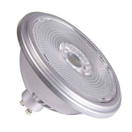 BIG WHITE QPAR111 GU10 LED světelný zdroj stříbrný 12,5 W 2700 K CRI 90 30° 1005276