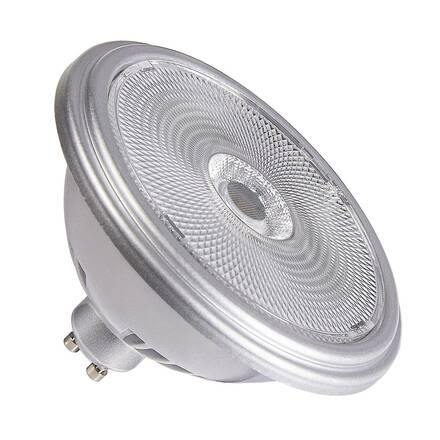 BIG WHITE QPAR111 GU10 LED světelný zdroj stříbrný 12,5 W 3000 K CRI 90 60° 1005280