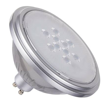 BIG WHITE QPAR111 GU10 LED světelný zdroj stříbrný 7 W 3000 K CRI 90 25° 1005292