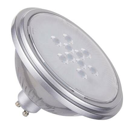 BIG WHITE QPAR111 GU10 LED světelný zdroj stříbrný 7 W 4000 K CRI 90 25° 1005293
