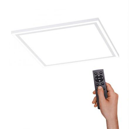 LEUCHTEN DIREKT is JUST LIGHT LED stropní svítidlo hranaté v bílé s nastavitelnou teplotou barvy a funkcí stmívání 2700-5000K