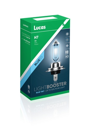 Lucas H7 BLUE50 +50% 55W 12V PX26d sada 2ks LLX477BLUX2